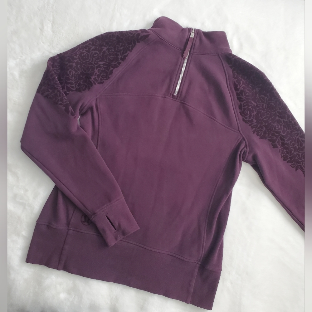 Lululemon Purple Sweatshirt - Size 10 - Picture 15 of 15